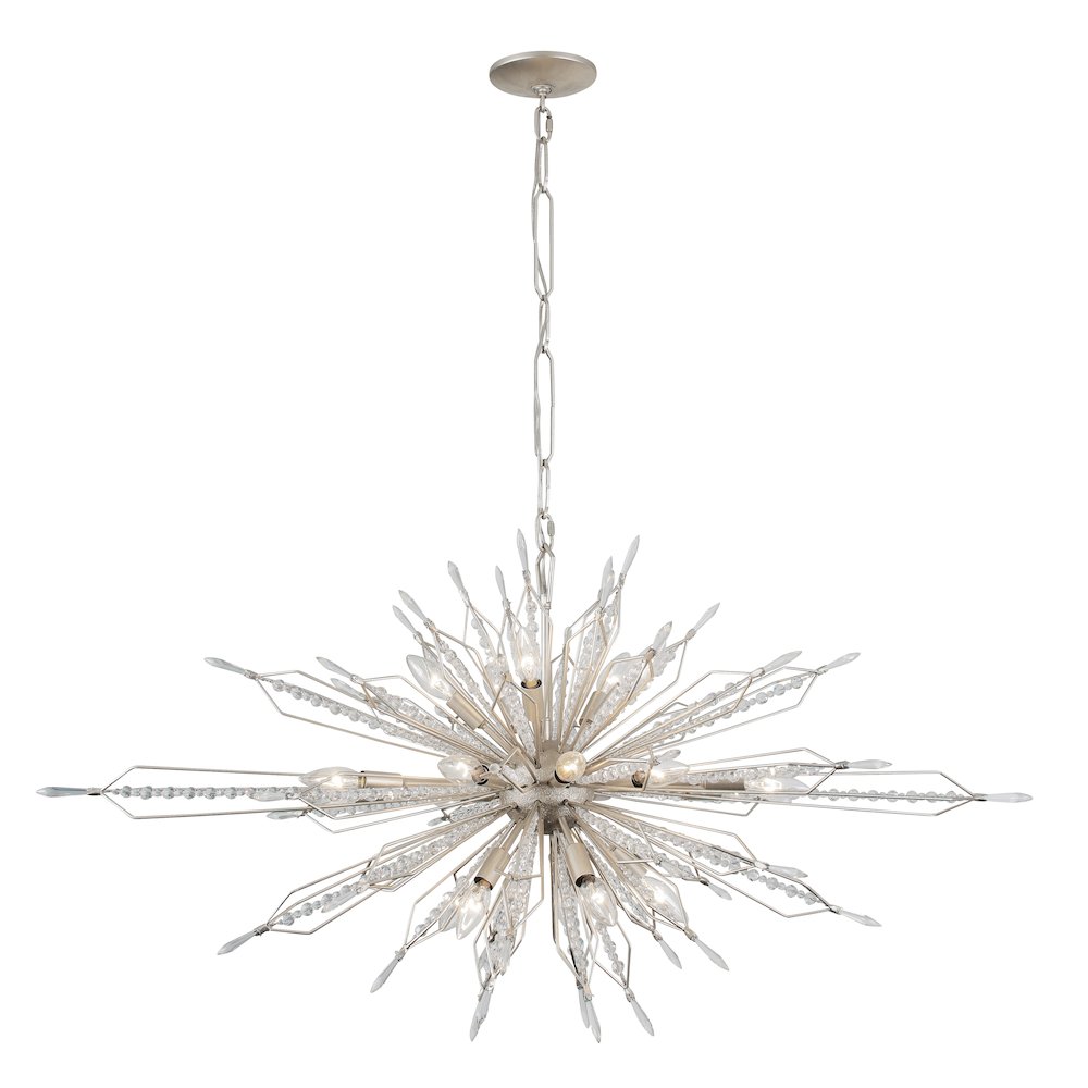 Orbital 20-Lt Oval Linear Pendant - Gold Dust. Picture 5