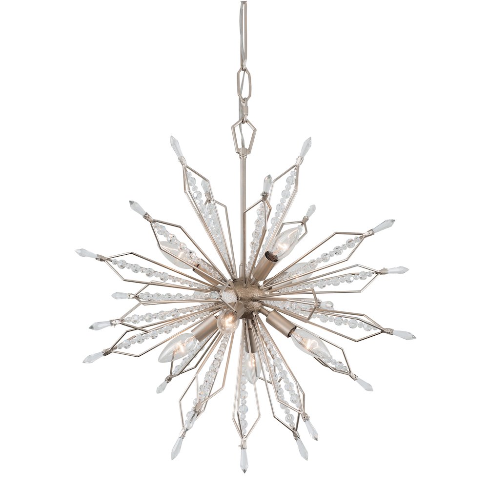 Orbital 8-Lt Small Pendant - Gold Dust. Picture 1