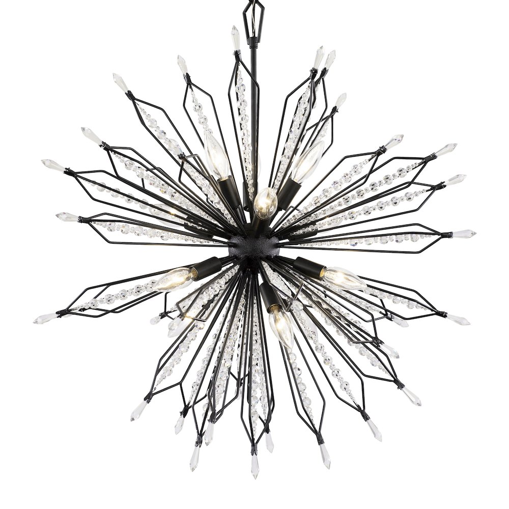 Orbital Medium 12-Lt Pendant - Carbon. Picture 1