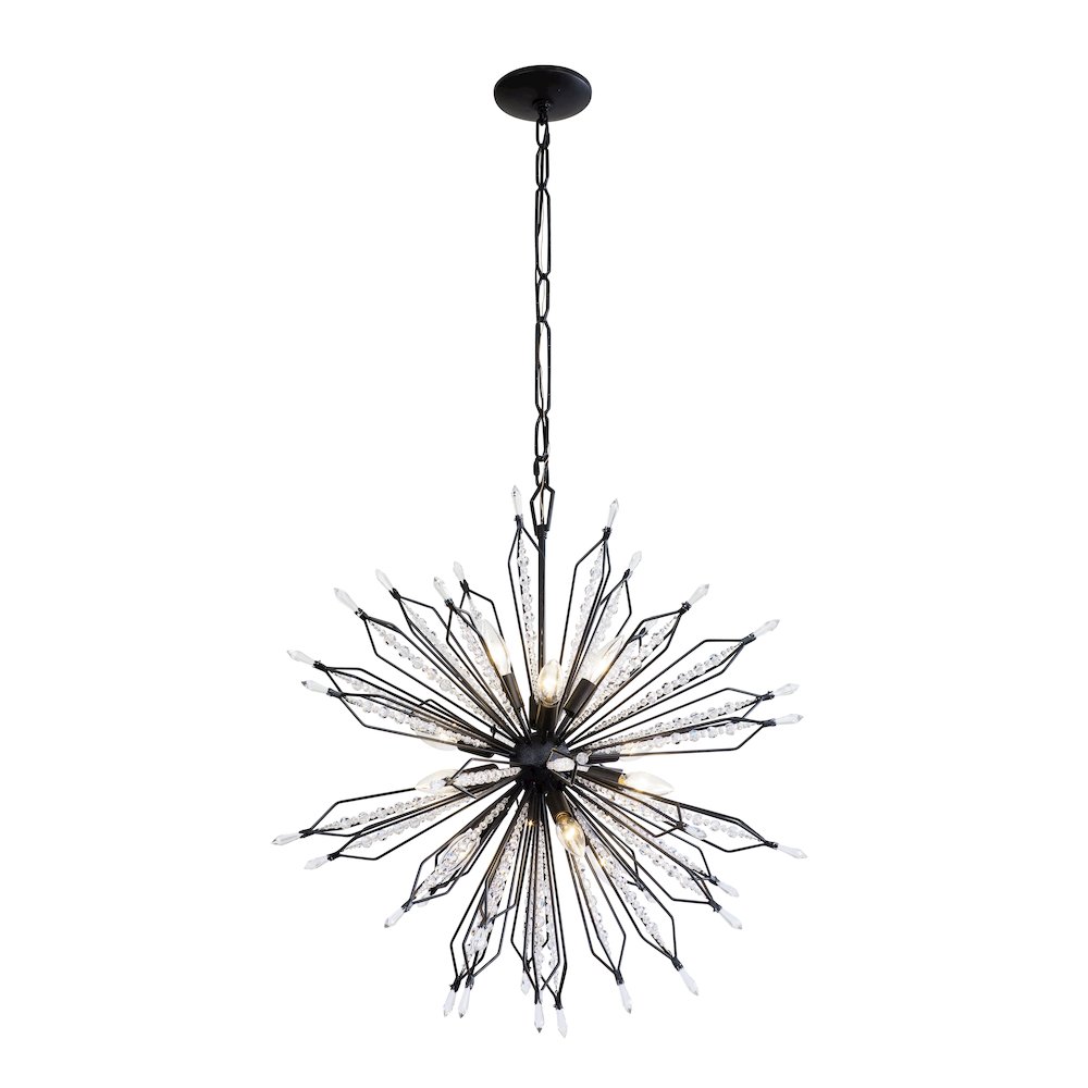 Orbital Medium 12-Lt Pendant - Carbon. Picture 4