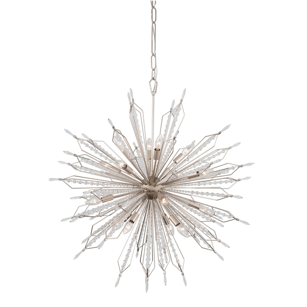 Orbital 16-Lt Large Pendant - Gold Dust. Picture 1