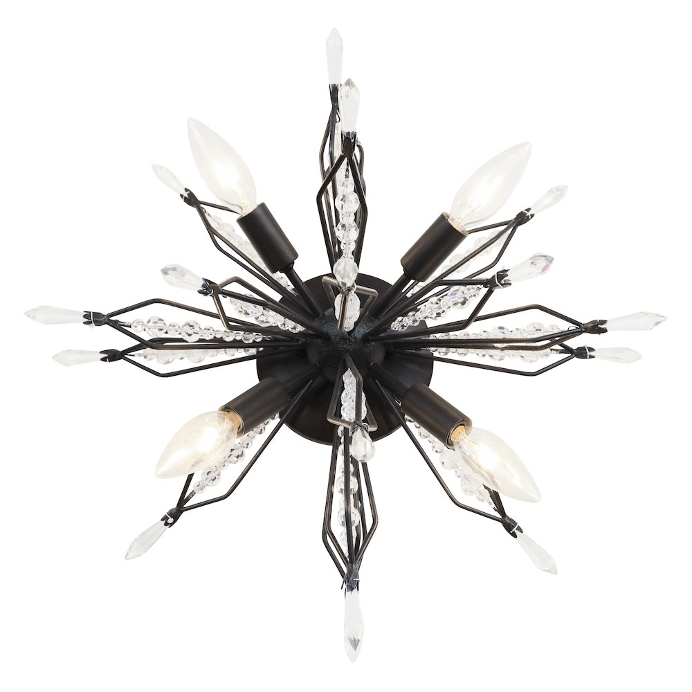 Orbital 4-Lt Wall/Ceiling Light - Carbon. Picture 1