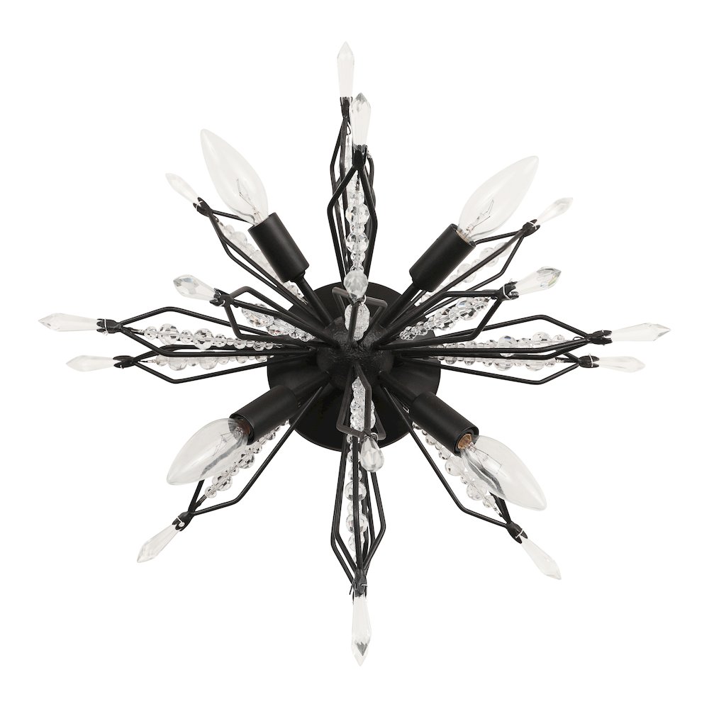 Orbital 4-Lt Wall/Ceiling Light - Carbon. Picture 2