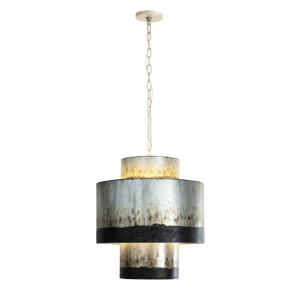 Cannery 4-Lt Tall Pendant - Ombre Galvanized. Picture 4