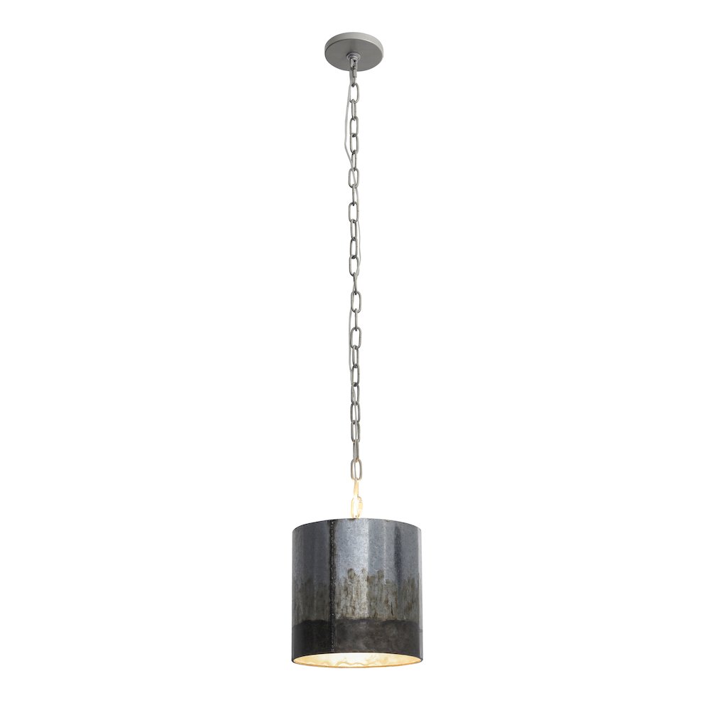 Cannery 1-Lt Mini Pendant - Ombre Galvanized. Picture 4