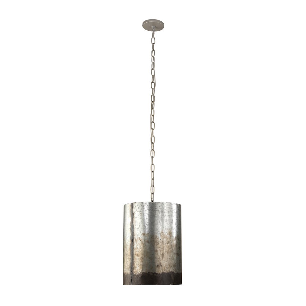 Cannery 2-Lt Pendant - Ombre Galvanized. Picture 3