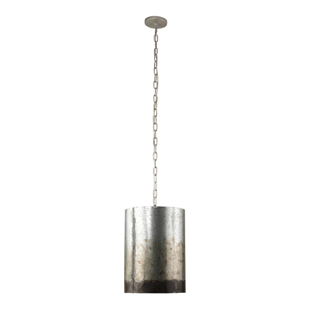 Cannery 2-Lt Pendant - Ombre Galvanized. Picture 4
