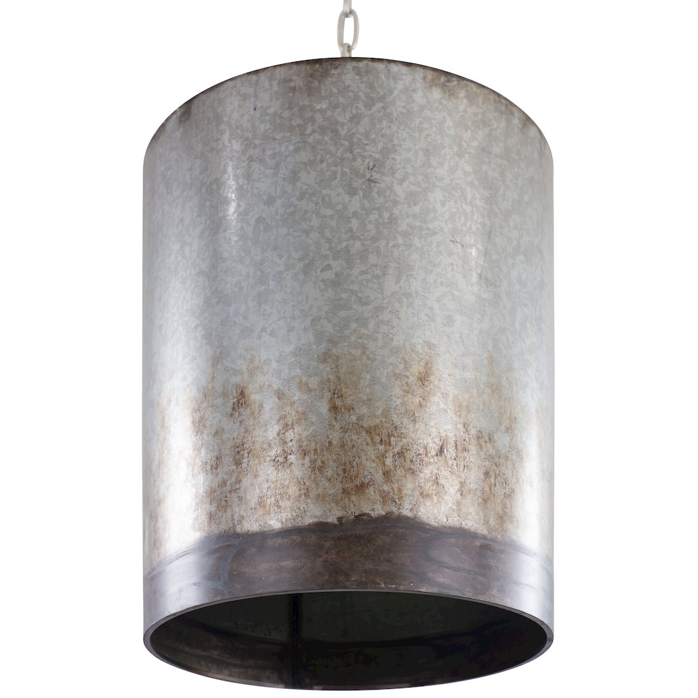 Cannery 3-Lt Pendant - Ombre Galvanized. Picture 3