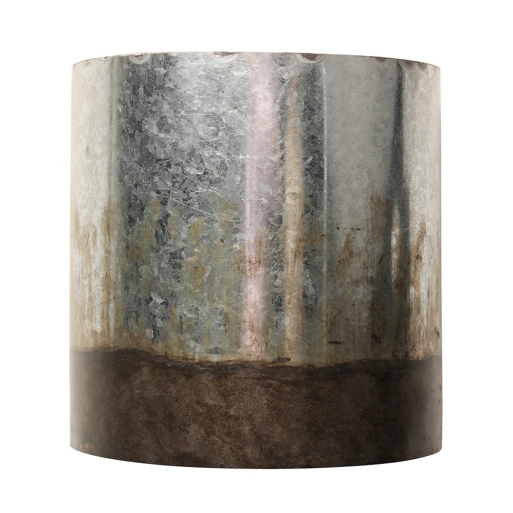 Cannery 1-Lt Sconce - Ombre Galvanized. Picture 4