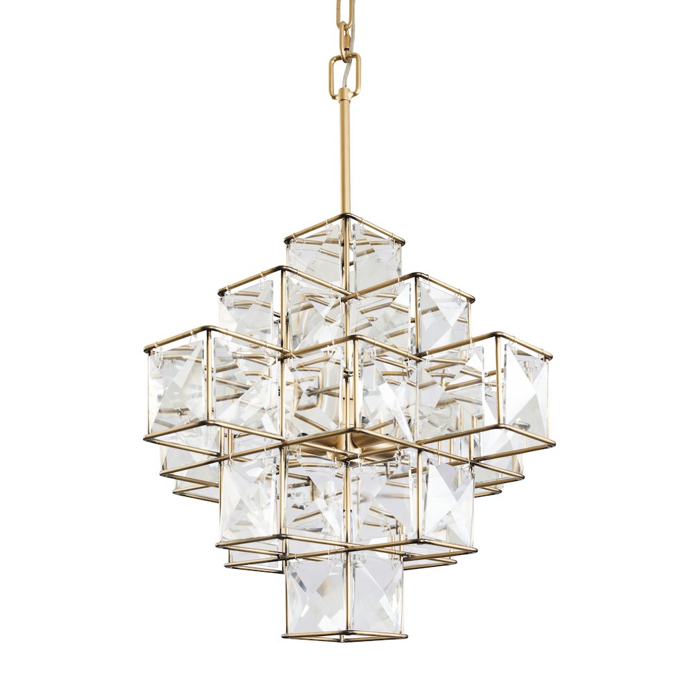 Cubic 6-Lt Pendant - Calypso Gold. Picture 1