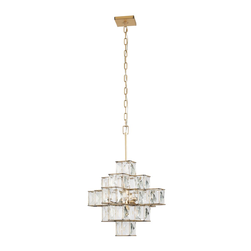 Cubic 6-Lt Pendant - Calypso Gold. Picture 5