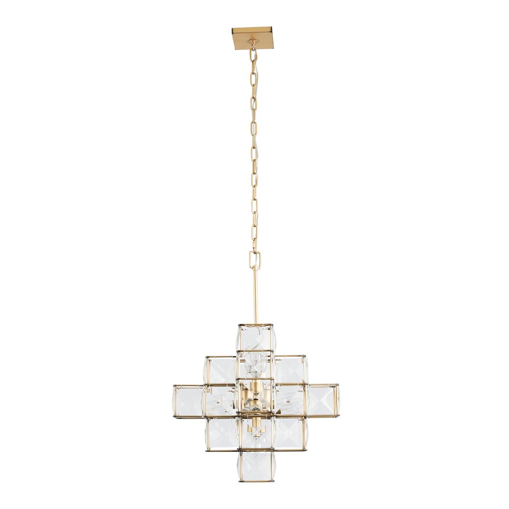 Cubic 6-Lt Pendant - Calypso Gold. Picture 6