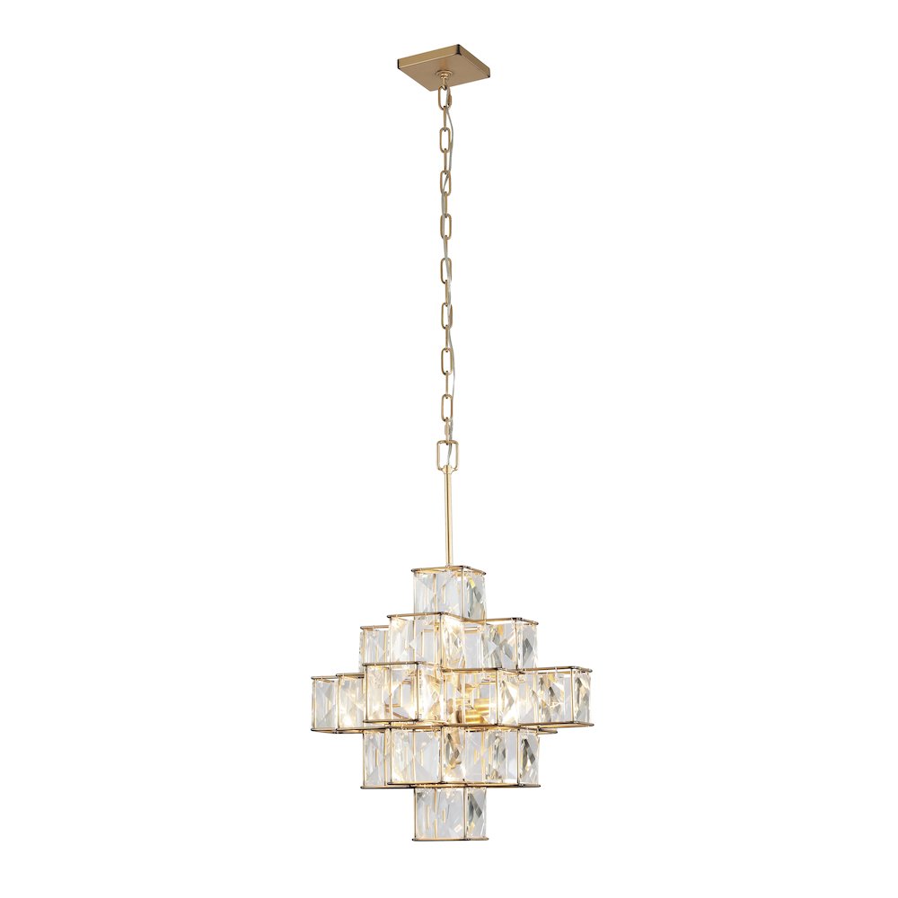 Cubic 6-Lt Pendant - Calypso Gold. Picture 7