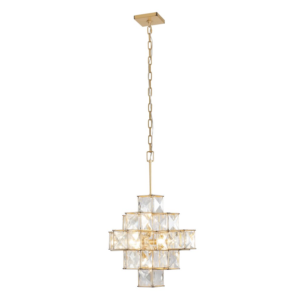 Cubic 6-Lt Pendant - Calypso Gold. Picture 8