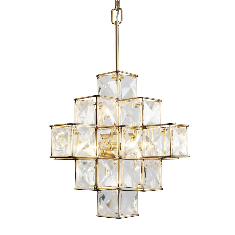 Cubic 6-Lt Pendant - Calypso Gold. Picture 9