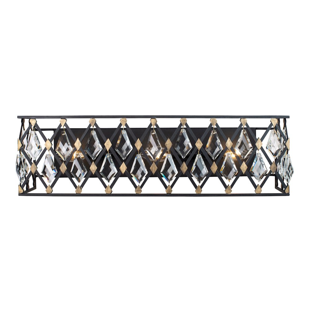 Windsor 3-Lt Crystal Bath - Carbon/Havana Gold. Picture 1