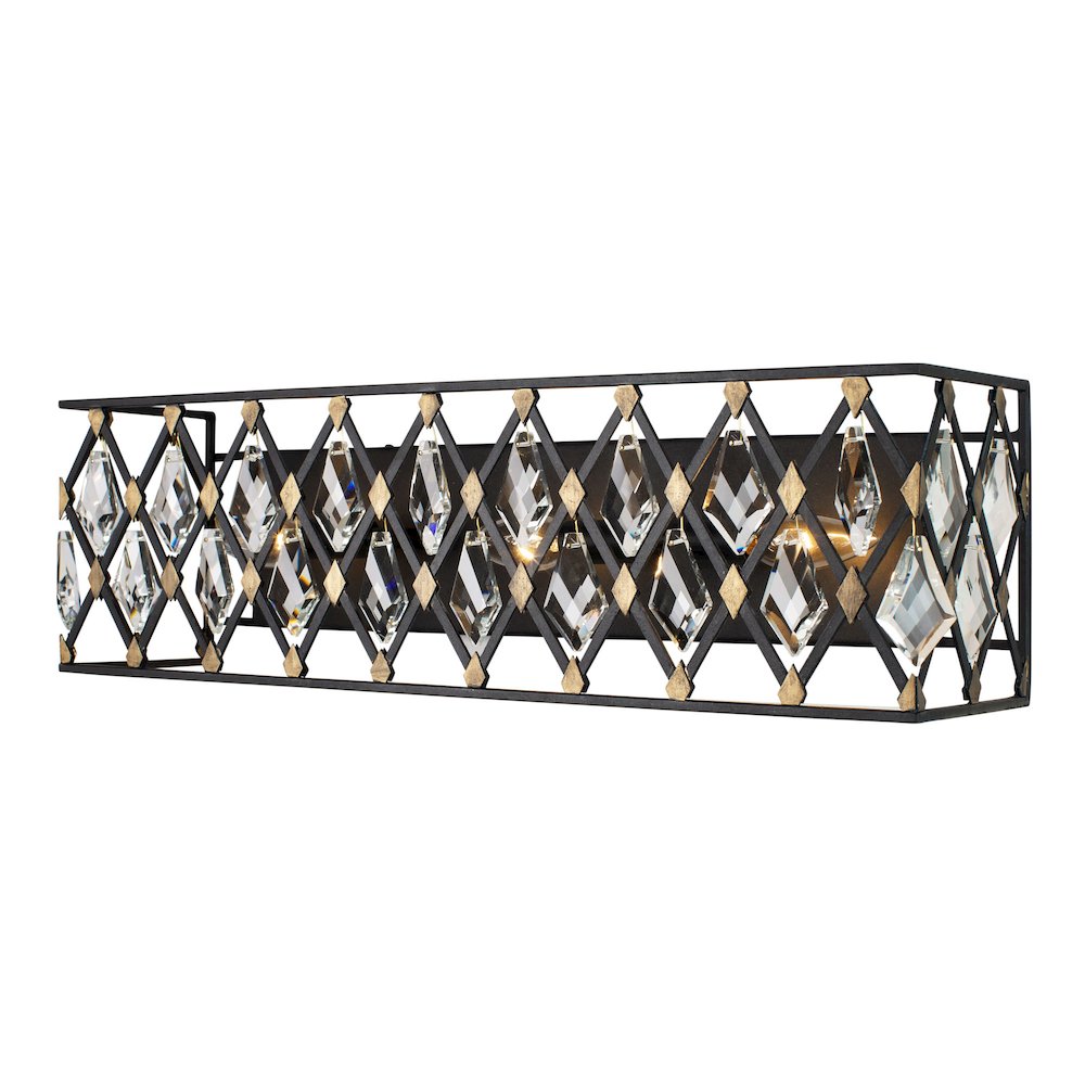 Windsor 3-Lt Crystal Bath - Carbon/Havana Gold. Picture 2