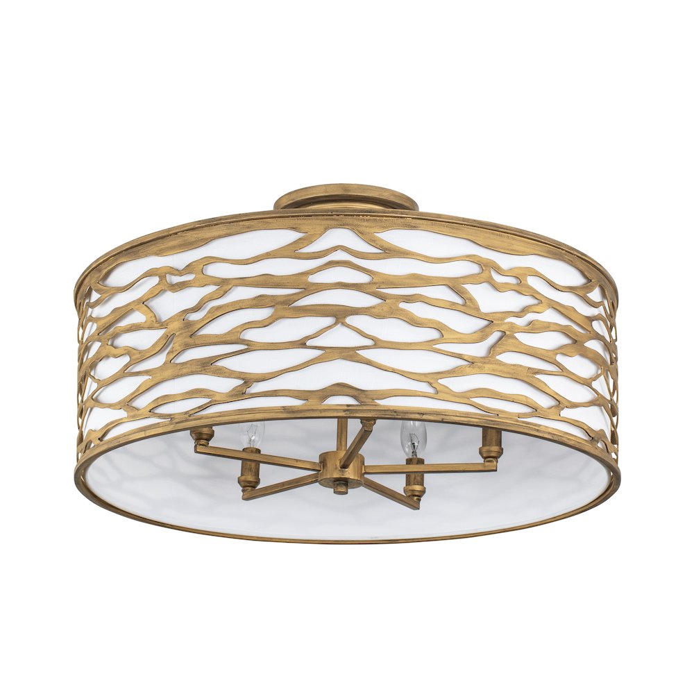 Kato 5-Lt Convertible Semi-Flush/Pendant - Havana Gold. Picture 3