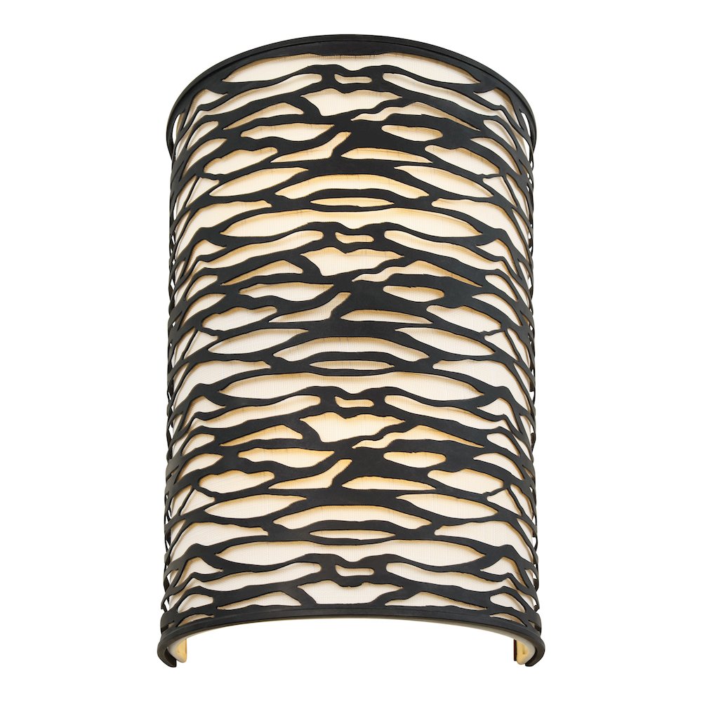 Kato 2-Lt Wall Sconce - Carbon Black. Picture 2