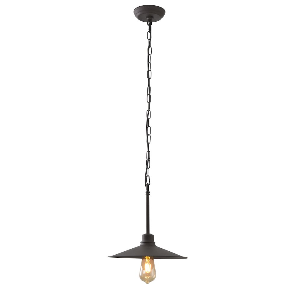 Clayton 1-Lt Pendant - Dark Coffee. Picture 3