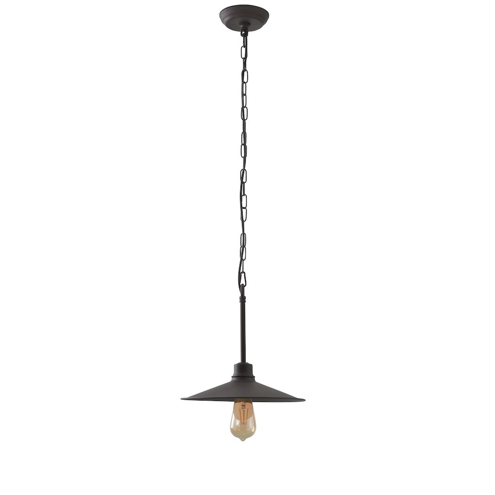 Clayton 1-Lt Pendant - Dark Coffee. Picture 4