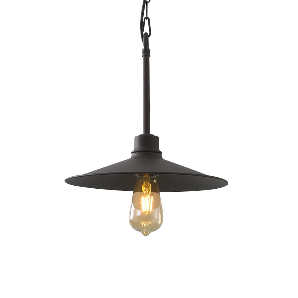 Clayton 1-Lt Pendant - Dark Coffee. Picture 5