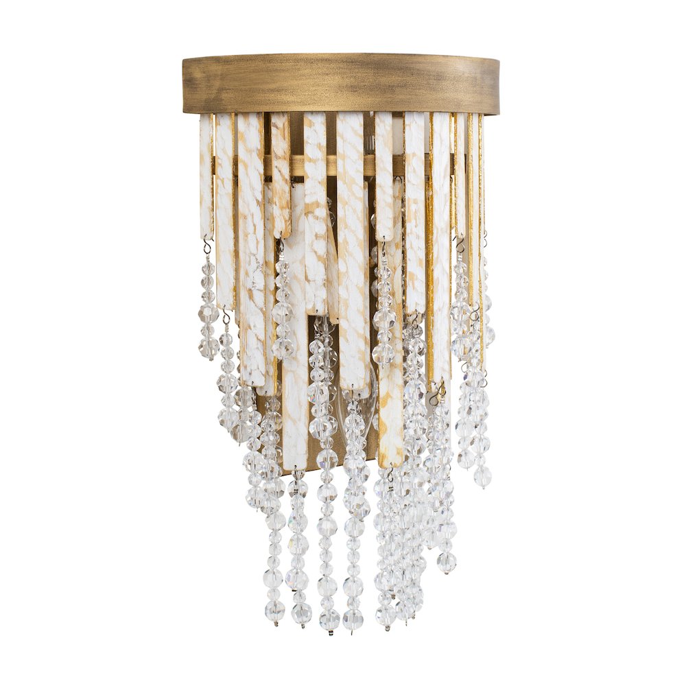Lafayette 2-Lt Sconce - Havana Gold. Picture 9