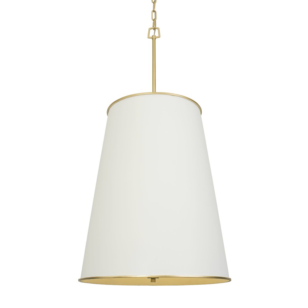 Coco 9-Lt Foyer - Matte White/French Gold. Picture 1
