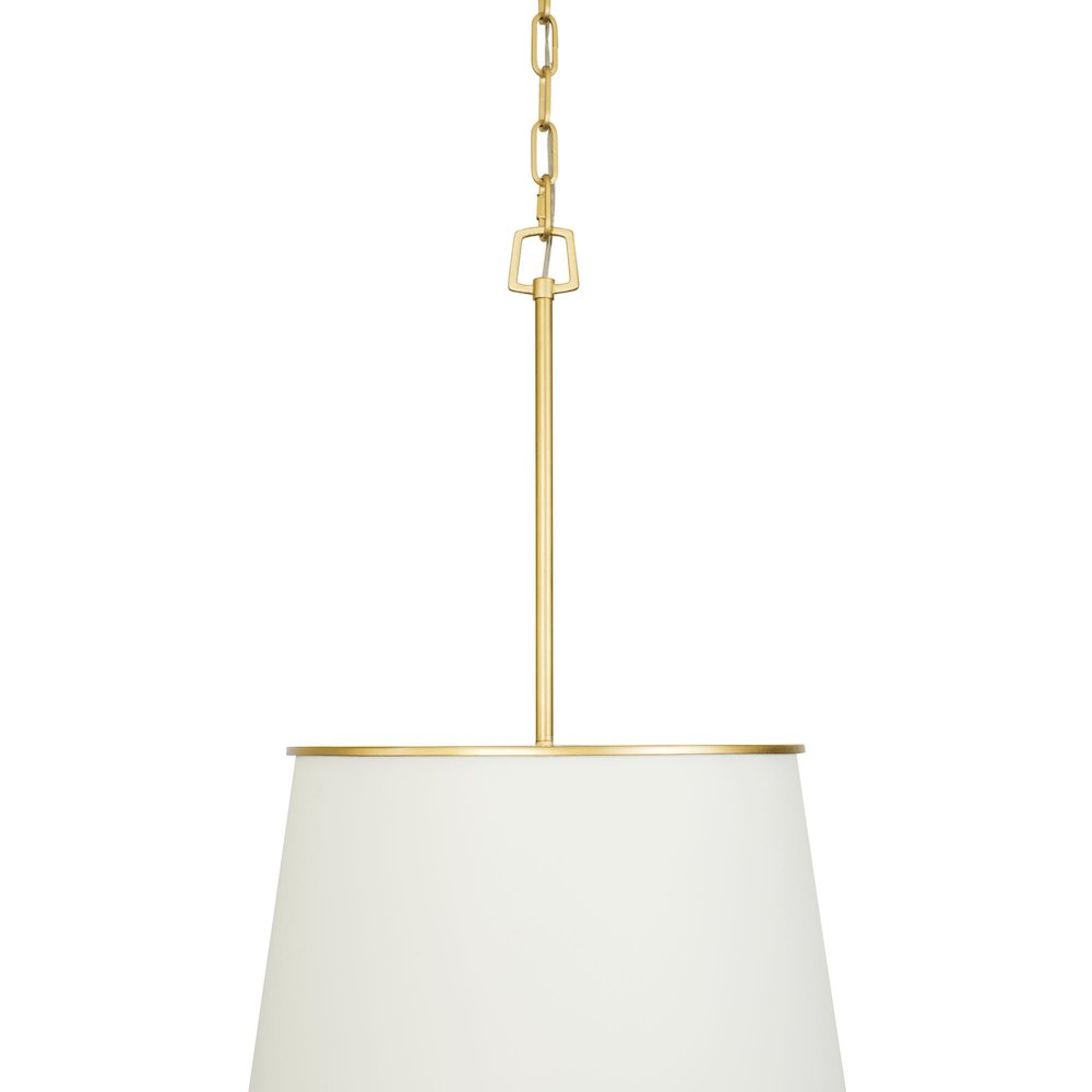 Coco 9-Lt Foyer - Matte White/French Gold. Picture 7