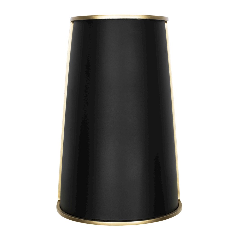 Coco 2-Lt Sconce - Matte Black/French Gold. Picture 1