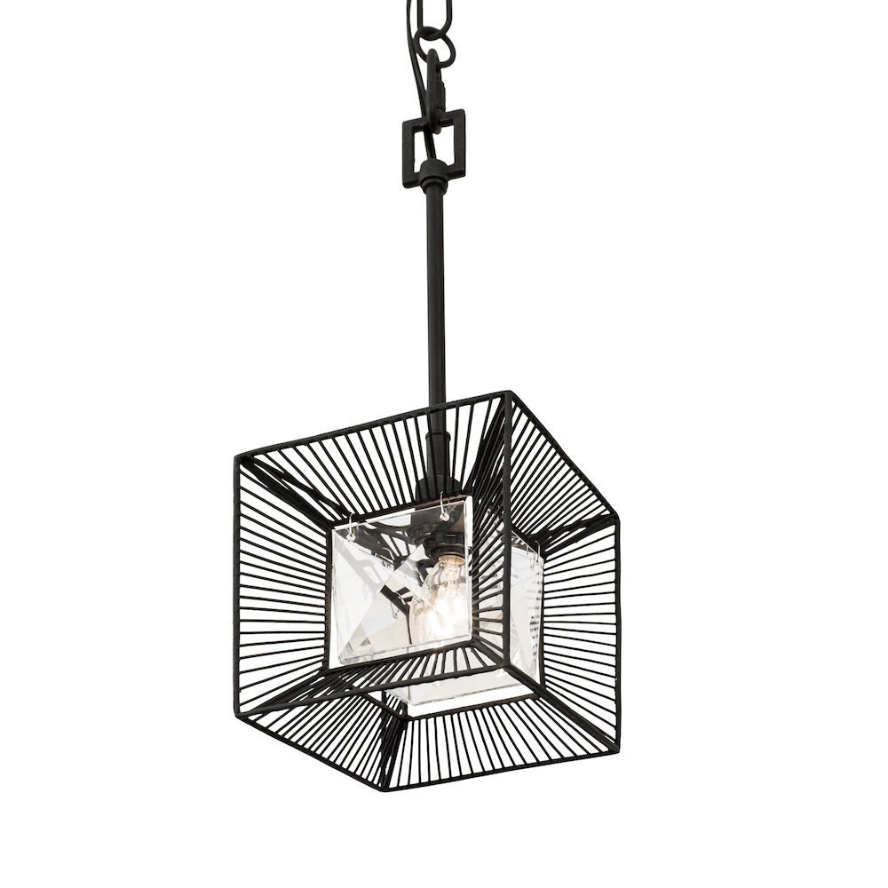 Arcade 1-Lt Mini Pendant - Carbon. Picture 3