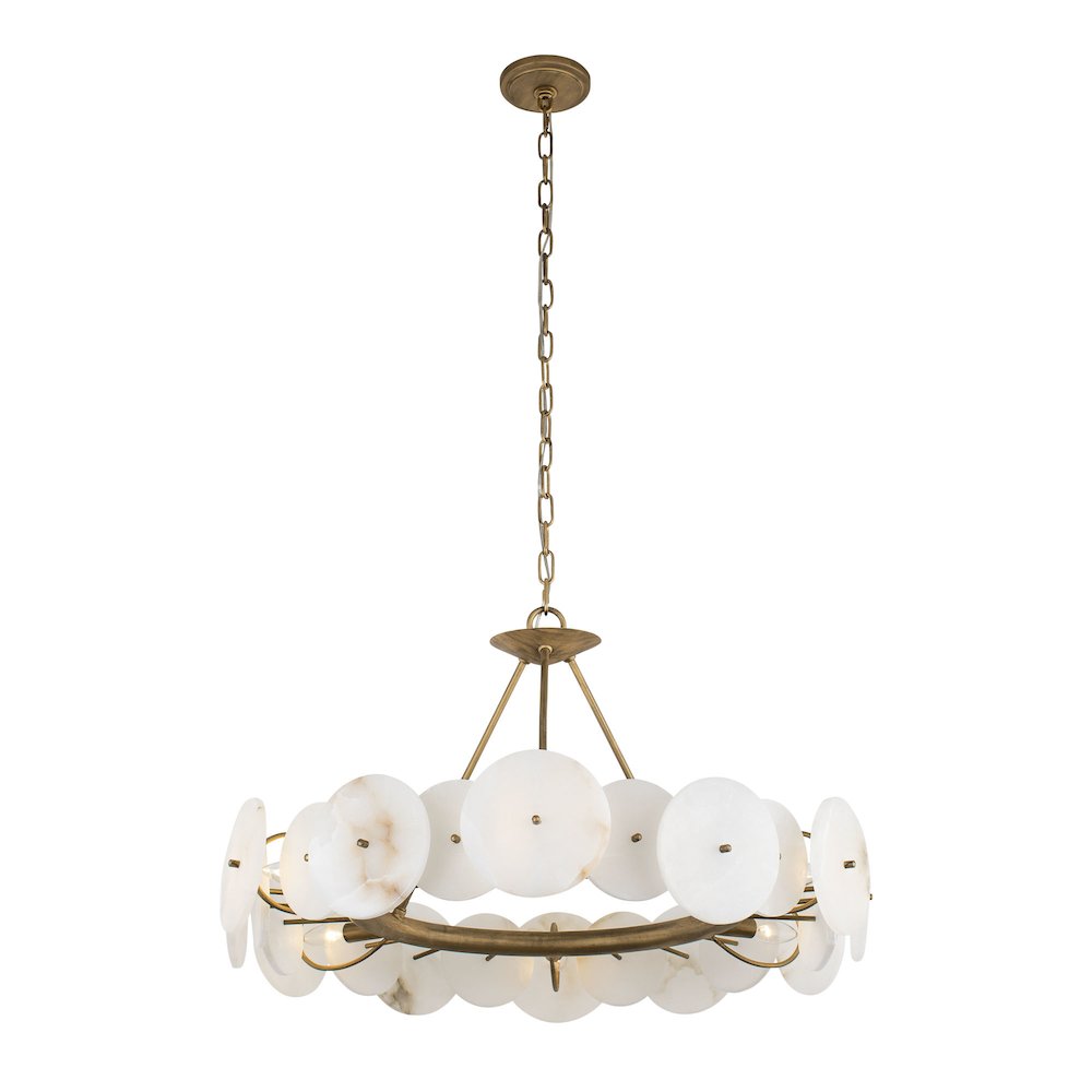 Cosmos 6-Lt Chandelier - Havana Gold. Picture 2