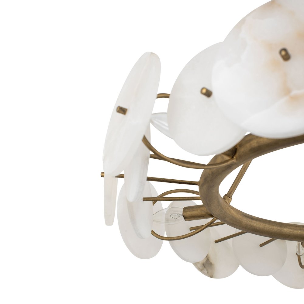 Cosmos 6-Lt Chandelier - Havana Gold. Picture 4