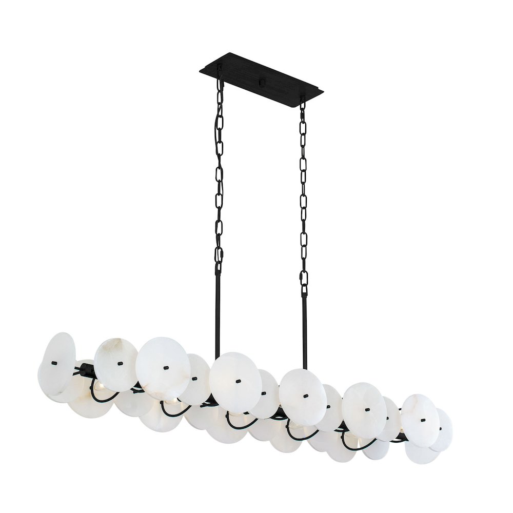Cosmos 10-Lt   Linear Pendant - Matte Black. Picture 1