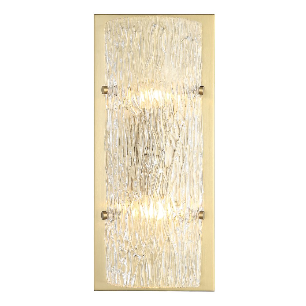 Morgan 2-Lt Sconce - Satin Brass. Picture 2
