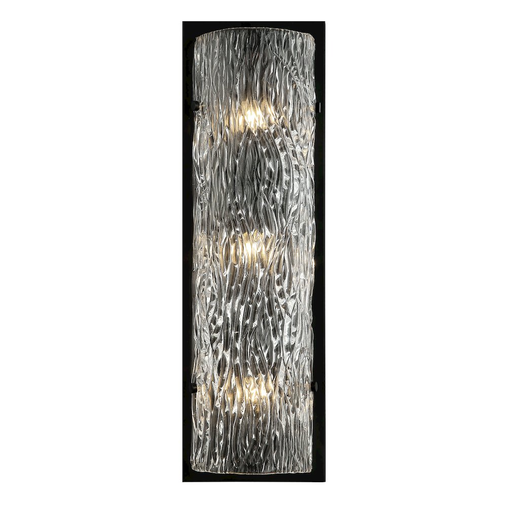 Morgan 3-Lt Sconce - Black. Picture 2