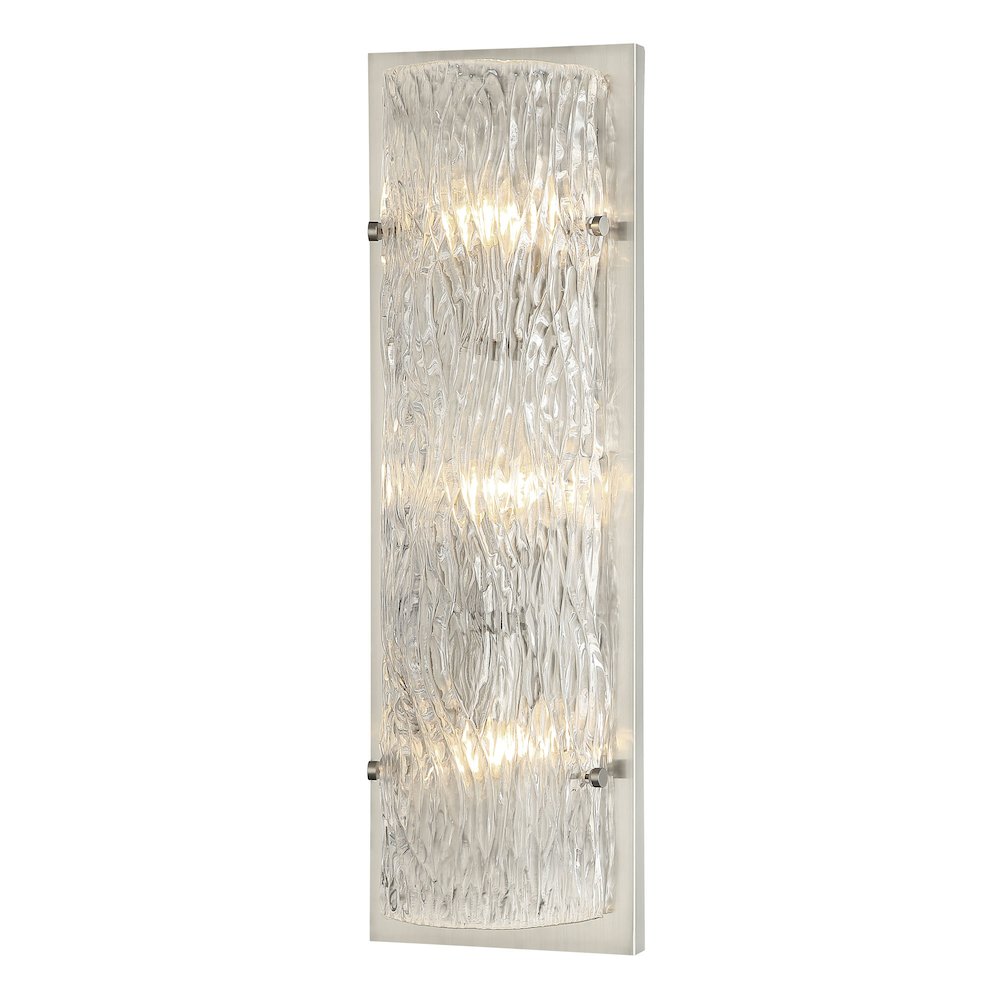 Morgan 3-Lt Sconce - Brushed Nickel. Picture 1