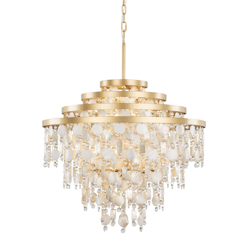 Kalani 10-Lt Chandelier - French Gold. Picture 1