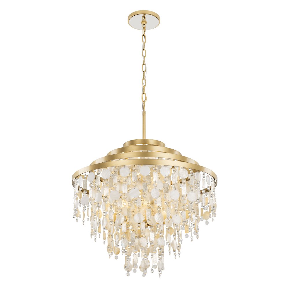 Kalani 10-Lt Chandelier - French Gold. Picture 2
