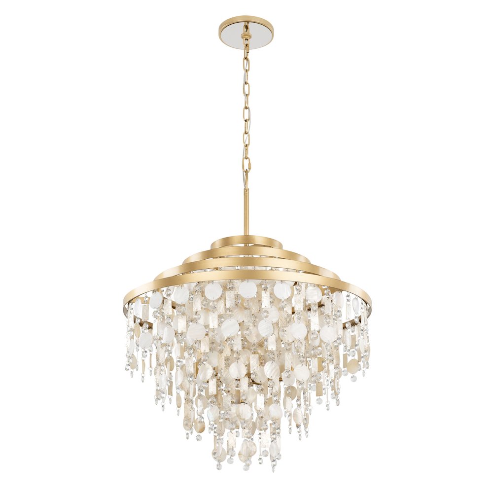 Kalani 10-Lt Chandelier - French Gold. Picture 4