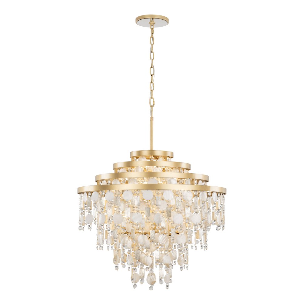 Kalani 10-Lt Chandelier - French Gold. Picture 5