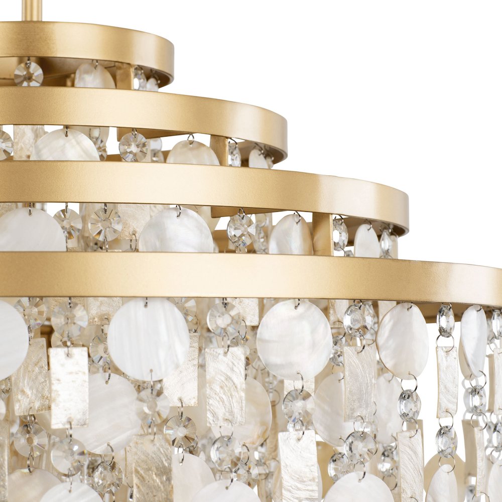 Kalani 10-Lt Chandelier - French Gold. Picture 7