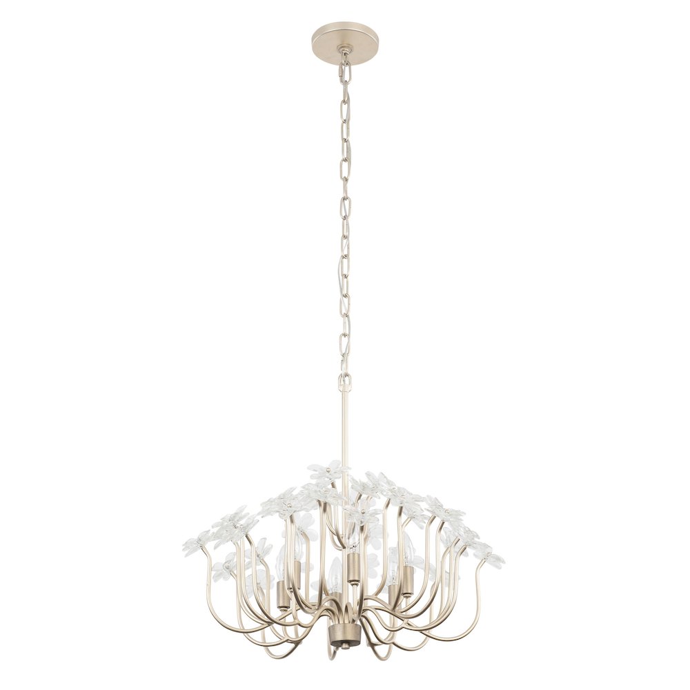 Wildflower 6-Lt Chandelier - Gold Dust/Artifact. Picture 4