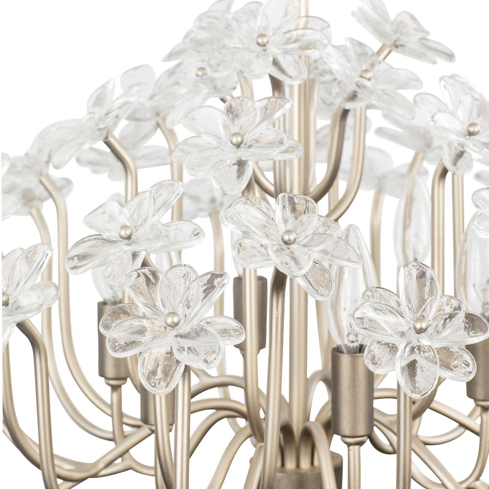 Wildflower 6-Lt Chandelier - Gold Dust/Artifact. Picture 6