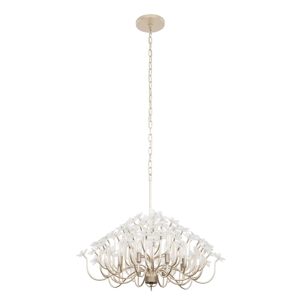 Wildflower 8-Lt Chandelier - Gold Dust/Artifact. Picture 4