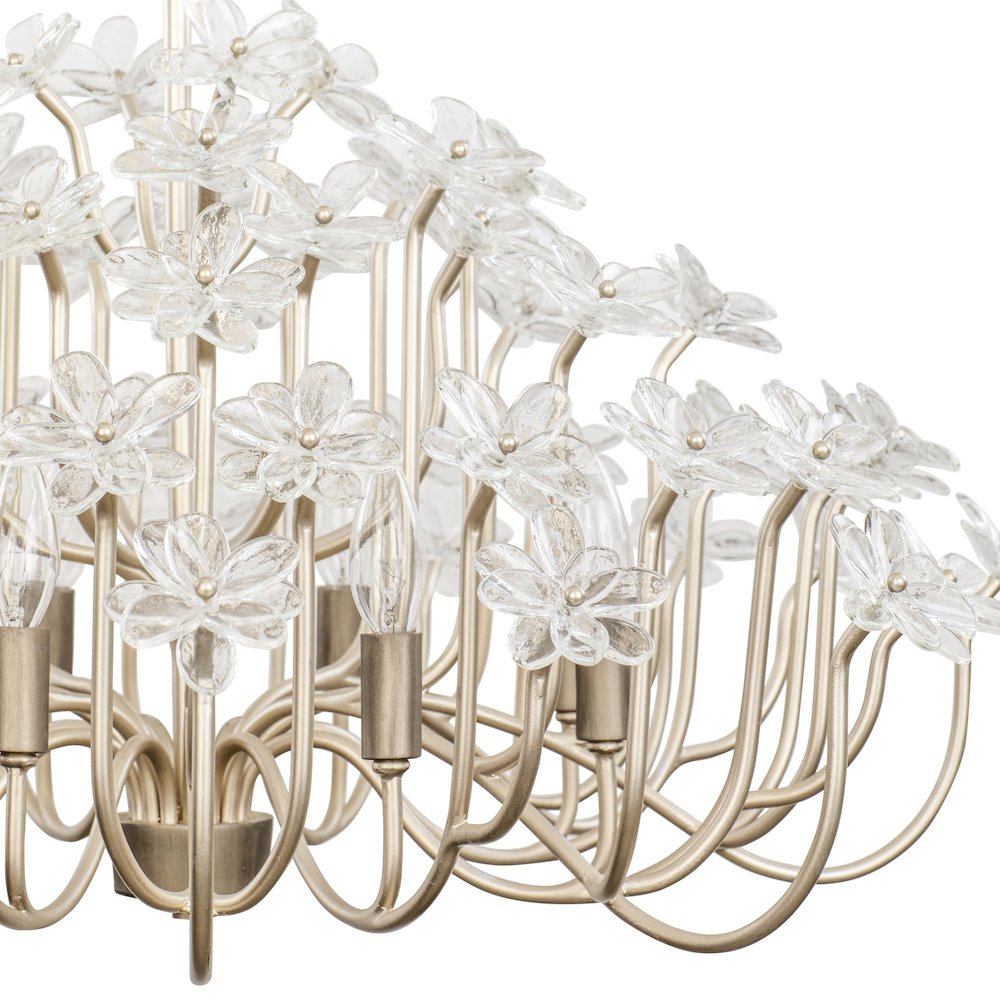 Wildflower 8-Lt Chandelier - Gold Dust/Artifact. Picture 6