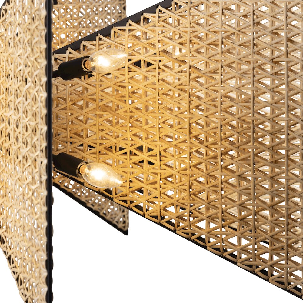 Machina 16-Lt Chandelier - Matte Black/Sulihiya. Picture 5