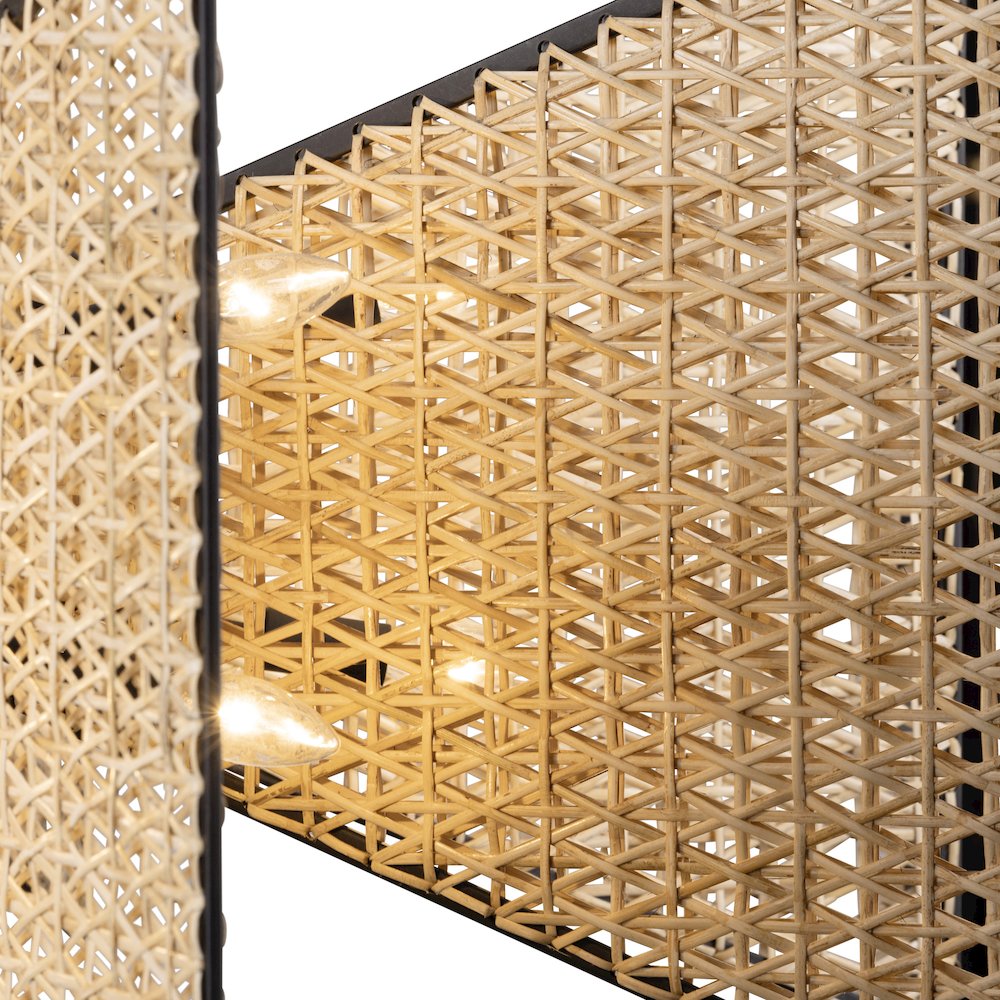 Machina 16-Lt Chandelier - Matte Black/Sulihiya. Picture 6