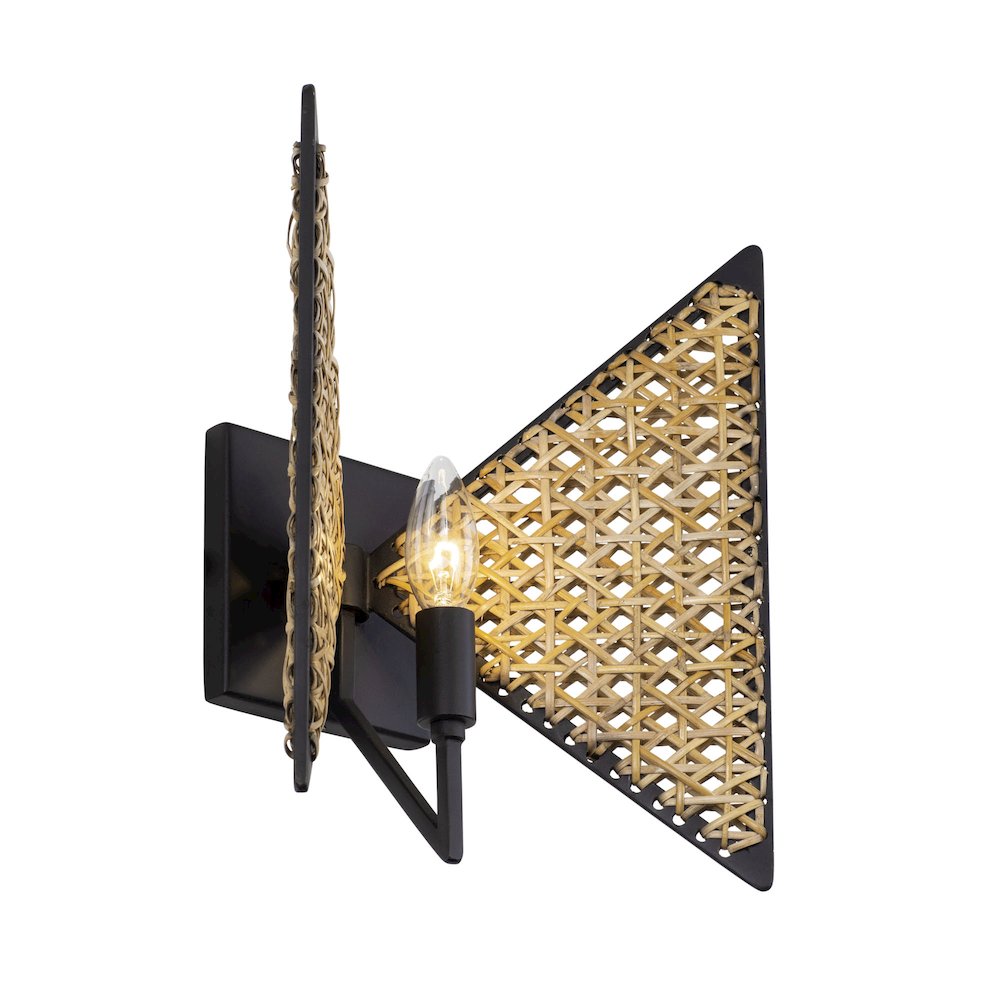 Machina 1-Lt Sconce - Matte Black/Sulihiya. Picture 3