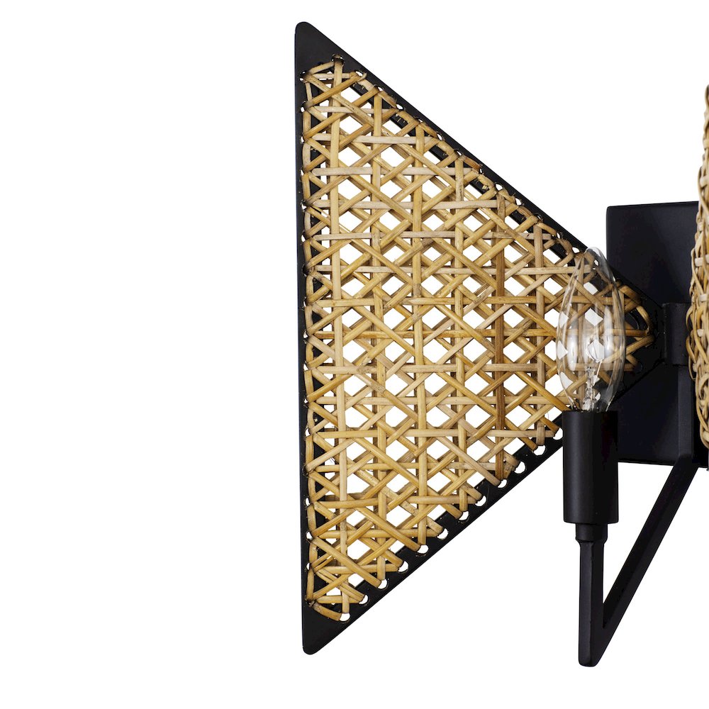 Machina 1-Lt Sconce - Matte Black/Sulihiya. Picture 6